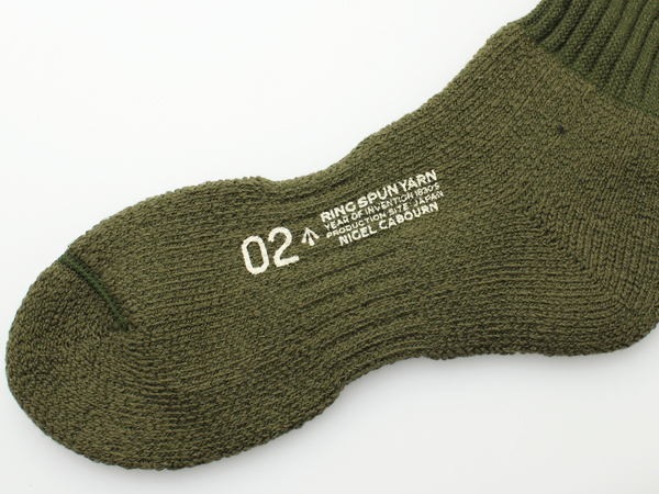 ナイジェルケーボン(NIGEL CABOURN)の3パック アーミーソックス