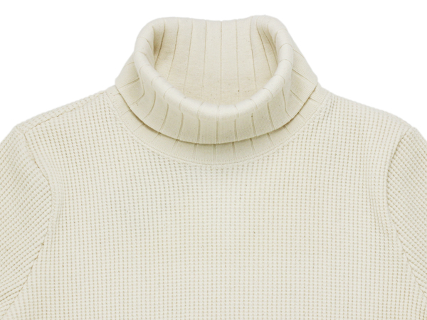 ナイジェルケーボンウーマン(NIGEL CABOURN WOMAN)のタートルネックシャツ - ビッグワッフル