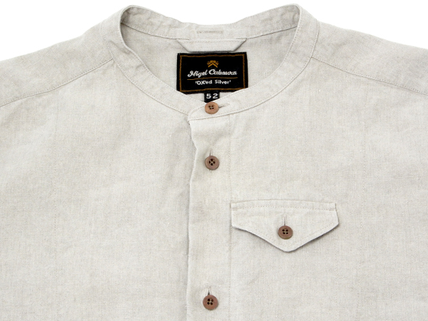 ナイジェルケーボン(NIGEL CABOURN)のサドラーシャツハイデンシティーリネン