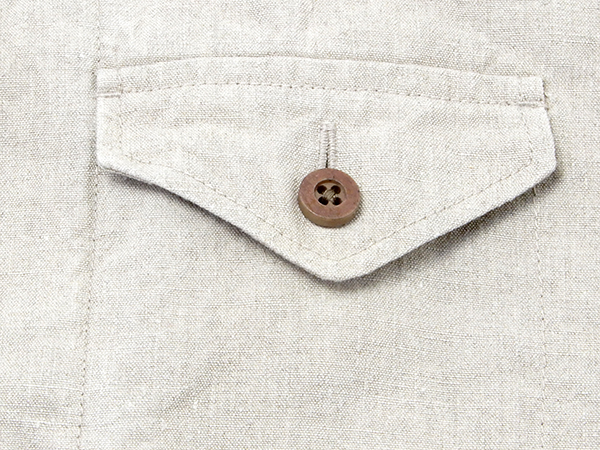 ナイジェルケーボン(NIGEL CABOURN)のサドラーシャツハイデンシティーリネン