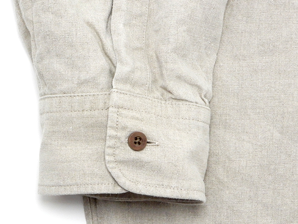 ナイジェルケーボン(NIGEL CABOURN)のサドラーシャツハイデンシティーリネン