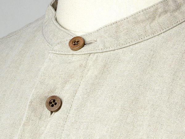 ナイジェルケーボン(NIGEL CABOURN)のサドラーシャツハイデンシティーリネン